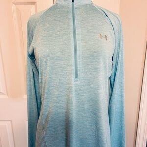 Under Armour Sky Blue Quarter-Zip Top